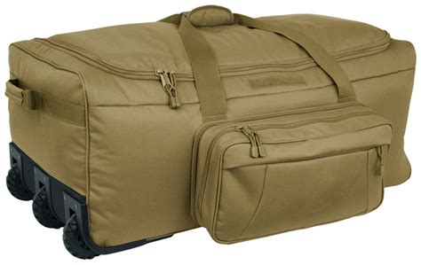 military duffle bag on wheels.